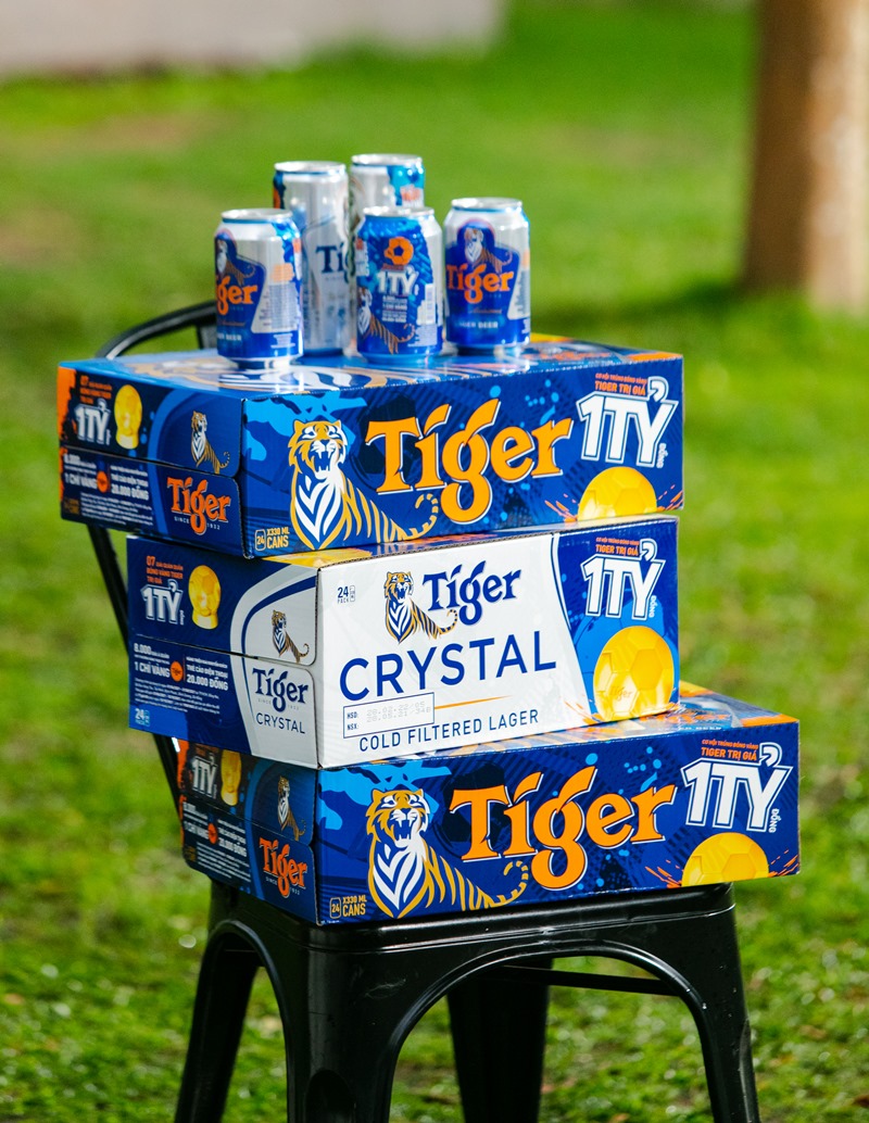 Hình ảnh thùng bia Tiger